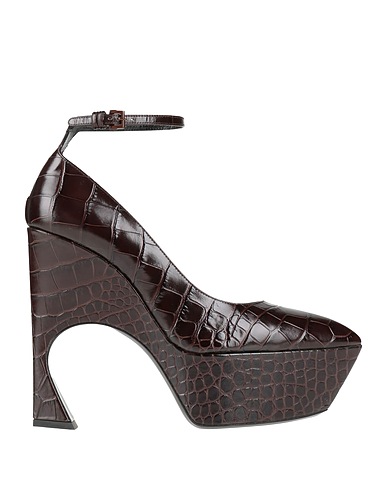 VICTORIA BECKHAM Court Burgundy Leather