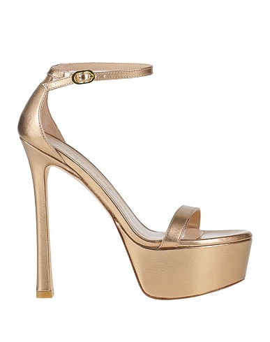 STUART WEITZMAN Sandals Rose gold Leather