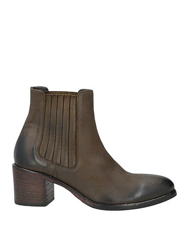 STRATEGIA Ankle boot Dark green Leather