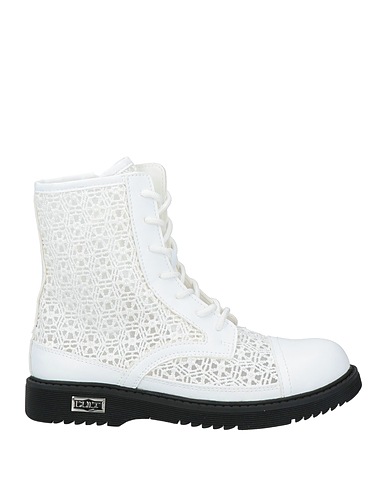 CULT Ankle boot White Textile fibres, Other Fibres