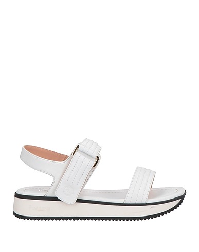 POLLINI Sandals White Leather
