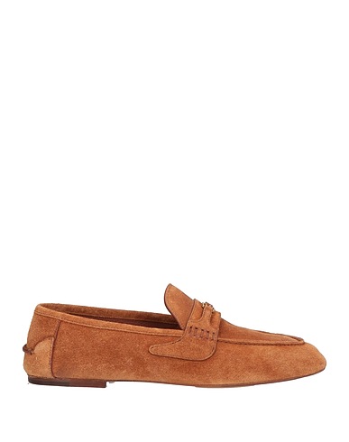 GUCCI Loafers Camel Leather