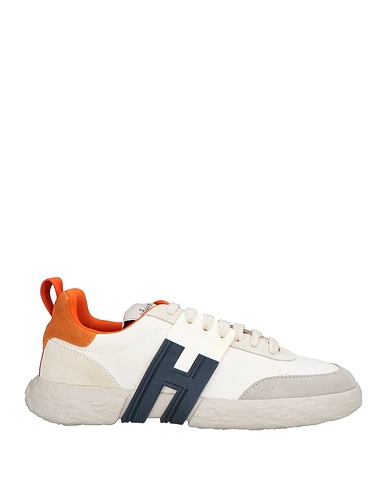 HOGAN Sneakers 3R Off white Pelle, Fibre tessili