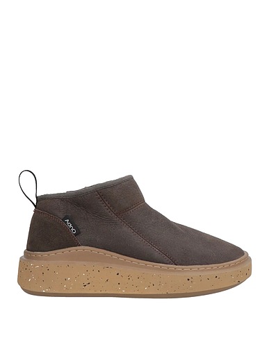 ADNO® Ankle boot Dark brown Sheepskin