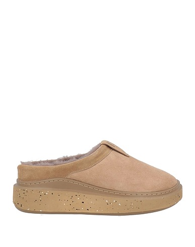 ADNO® Mules and clogs Khaki Leather