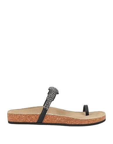 STRATEGIA Flip flops Black Leather