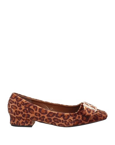 LAURA BIAGIOTTI Ballerine Marrone Fibre tessili