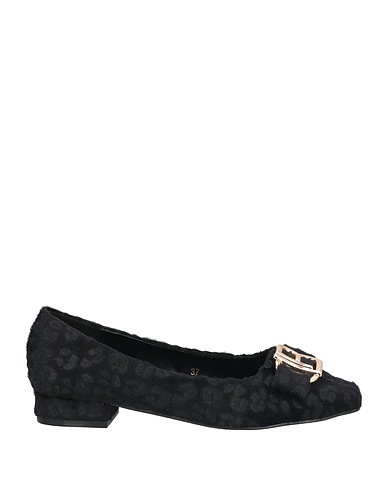 LAURA BIAGIOTTI Ballet flats Black Textile fibres