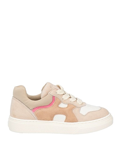 HOGAN Sneakers JUNIOR Beige Leder, Gewebefasern