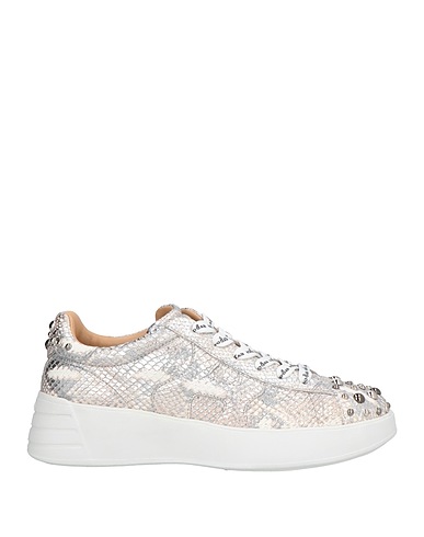 HOGAN Sneakers Silber Leder
