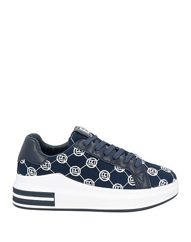 LAURA BIAGIOTTI Sneakers Navy blue Textile fibres