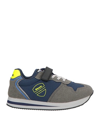 BLAUER. Sneakers Fibres textiles, Cuir