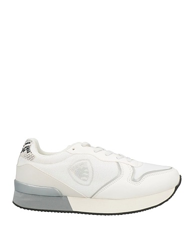 BLAUER. Sneakers White Textile fibres