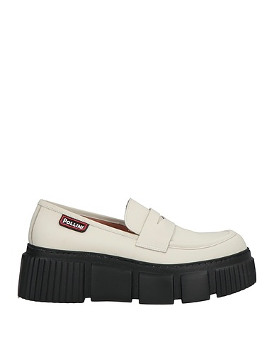 POLLINI Loafers Ivory Leather