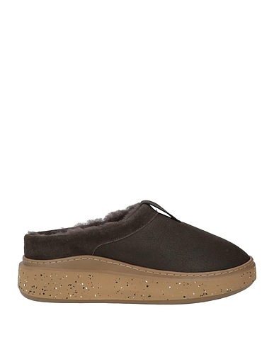 ADNO® Mules and clogs Dark brown Leather