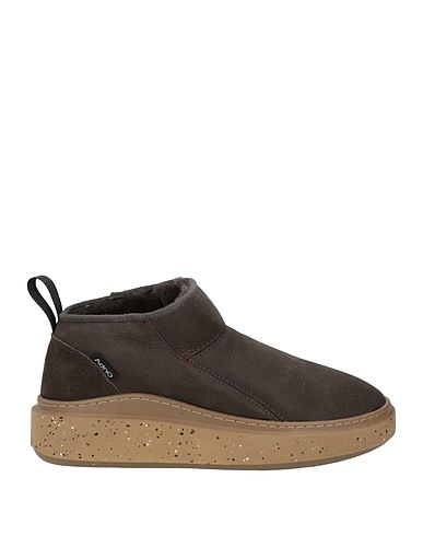 ADNO® Ankle boot Dark brown Sheepskin