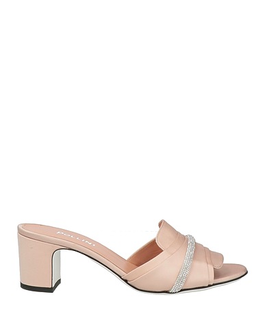POLLINI Sandals Pink Textile fibers
