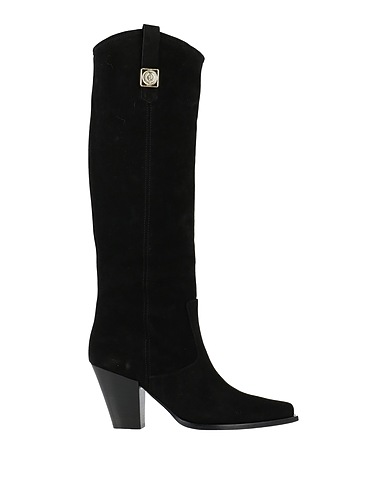 POLLINI Boots Black Leather