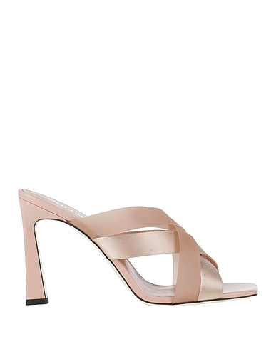POLLINI Sandals Pink Textile fibres