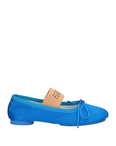 MM6 MAISON MARGIELA Ballet flats Azure Textile fibres
