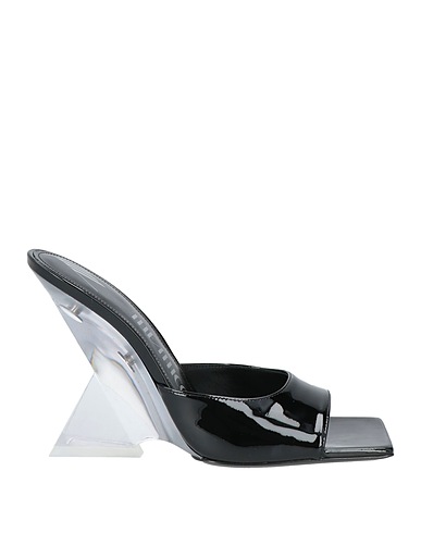 THE ATTICO Sandals Black Leather