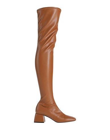 POLLINI Stiefel Braun Leder