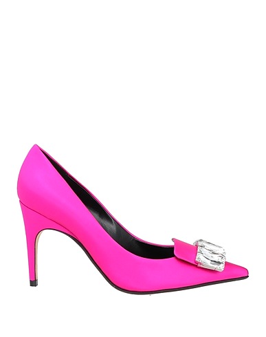 SERGIO ROSSI Pump Fuchsia Textile fibers