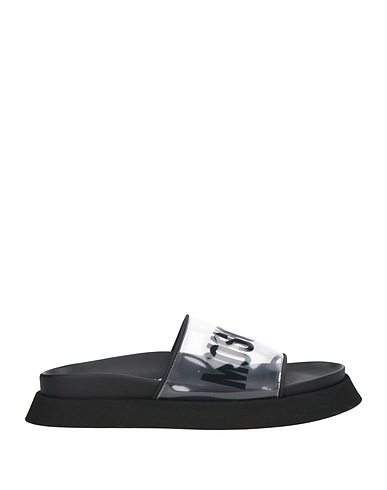 MOSCHINO Sandals Black PVC - Polyvinyl chloride