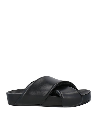 JIL SANDER Sandals Black Leather