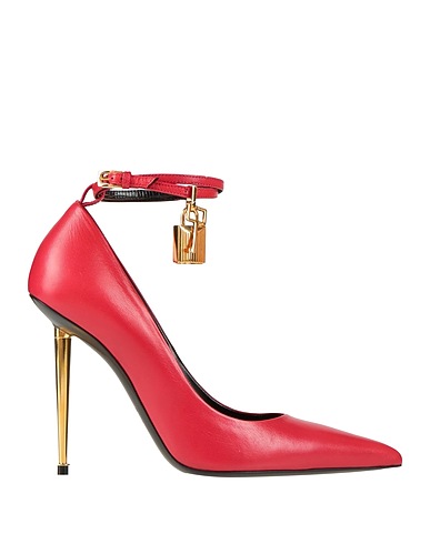 TOM FORD Court Red Goat skin, Brass