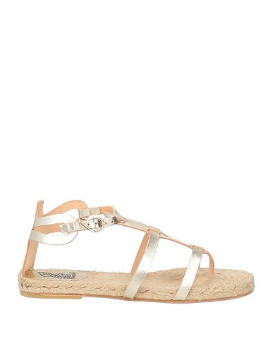 ANCIENT GREEK SANDALS Espadrilles Platinum Leather