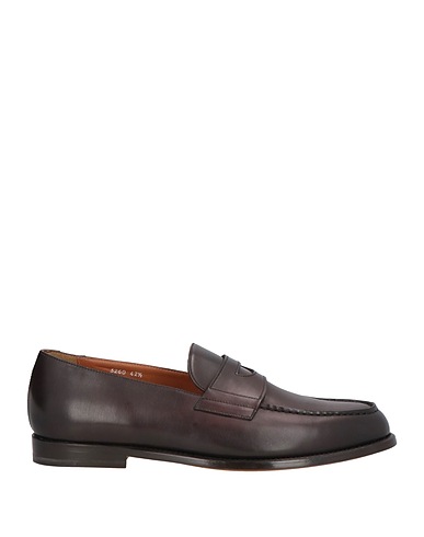 DOUCAL'S Loafers Dark brown Leather