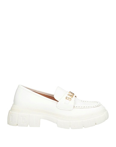 GAëLLE Paris Loafers White Textile fibers