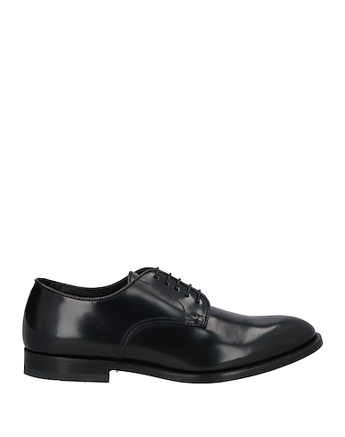 DOUCAL'S Laced shoes NERO Leather