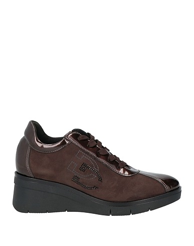 DONNA SERENA Sneakers Testa di moro Fibre tessili