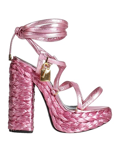 TOM FORD Sandals Pink Sheepskin