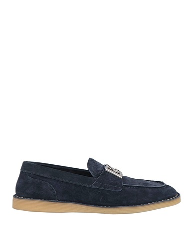 DOLCE&GABBANA Loafers Navy Calfskin