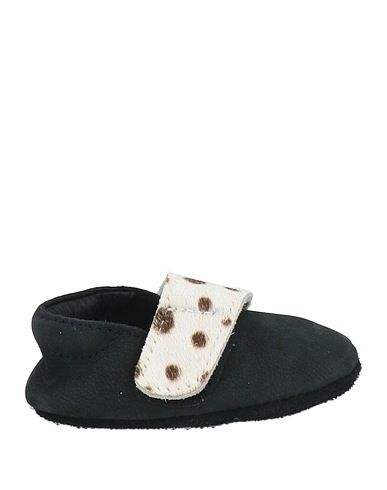 DONSJE Amsterdam Newborn shoes Black Leather