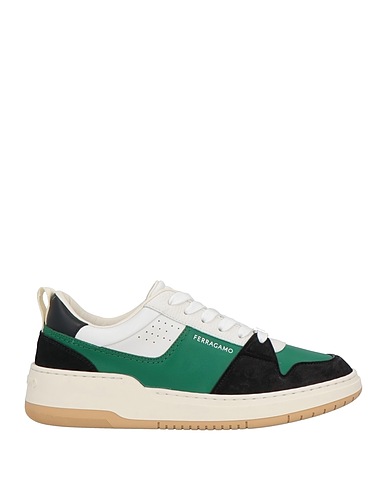 FERRAGAMO Sneakers Green Leather