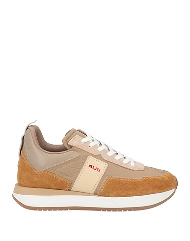 PACIOTTI 4US Sneakers Cammello Pelle, Fibre tessili