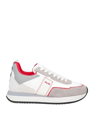 PACIOTTI 4US Sneakers Bianco Pelle, Fibre tessili