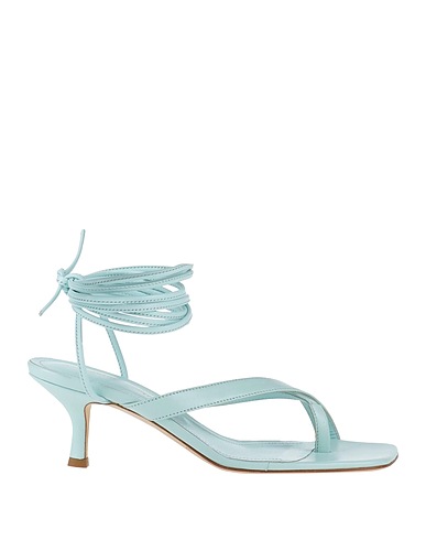 LIVIANA CONTI Flip flops Sky blue Leather