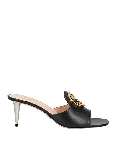 GUCCI Sandals Black Leather