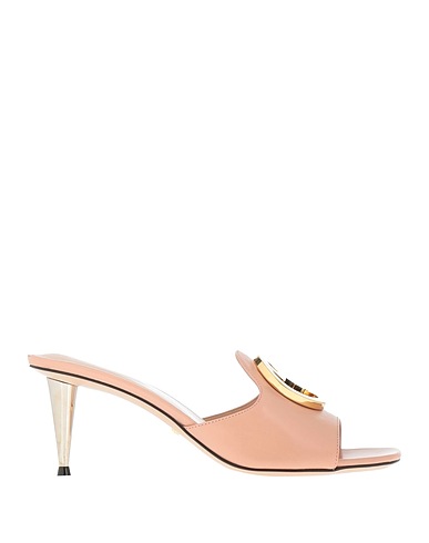 GUCCI Sandals Pink Leather