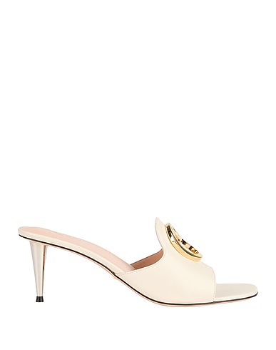GUCCI Sandals Off white Leather
