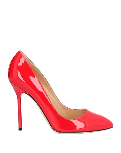 SERGIO ROSSI Court Red Leather