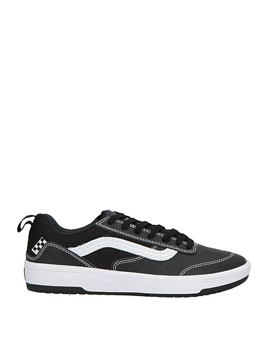 VANS Sneakers Black Leather, Textile fibers