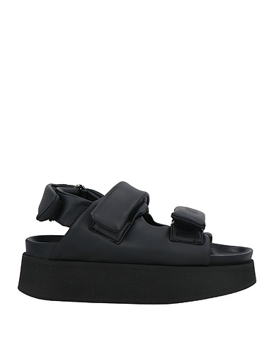 INUIKII Sandals Black Leather