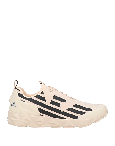 EA7 Sneakers Light pink 100% Polyester, Thermoplastic polyurethane