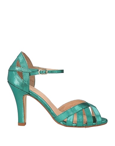 DORA Sandals Green Textile fibres